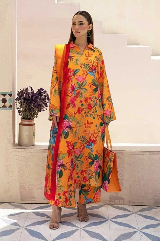 ETHNIC AIRJET LAWN DIGITAL PRINT ALLOVER VOLUME 3Pc