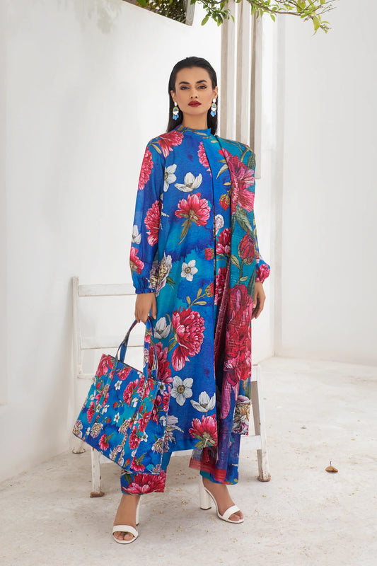 ETHNIC AIRJET LAWN DIGITAL PRINT ALLOVER VOLUME 3Pc