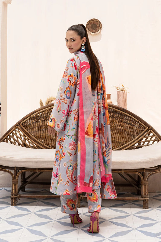 ETHNIC AIRJET LAWN DIGITAL PRINT ALLOVER VOLUME 3Pc