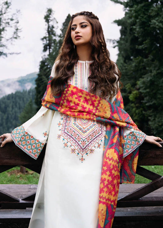 SAPPHIRE LAWN – LUXURY EMBROIDERED 3PC FORMAL DRESS SET AE-885