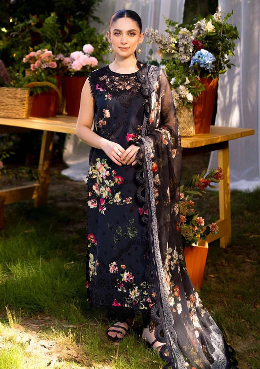 BREENA IN LUXURY" – BREENA 2025 DIGITAL PRINTED LAWN COLLECTION (CODE : 02)
