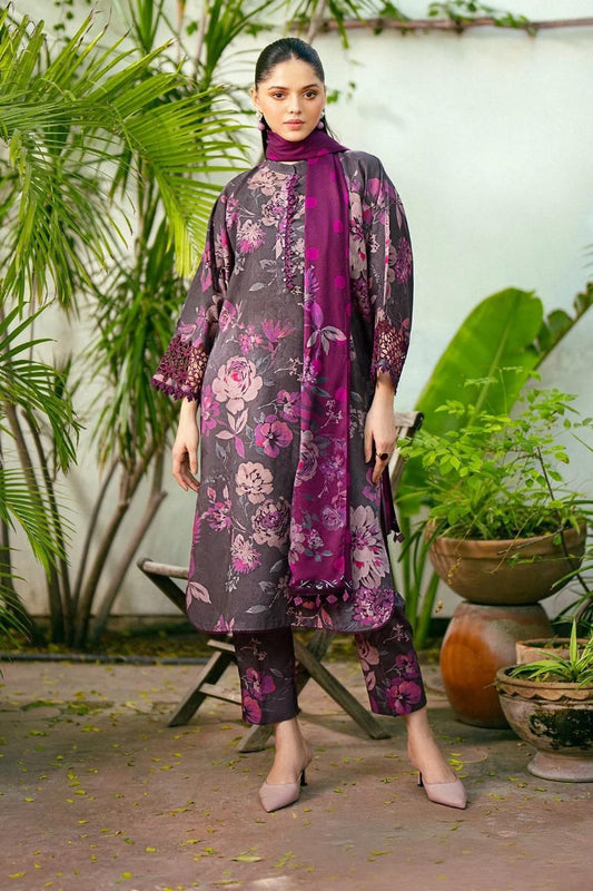 BREENA IN LUXURY" – BREENA 2025 DIGITAL PRINTED LAWN COLLECTION (CODE : 04)