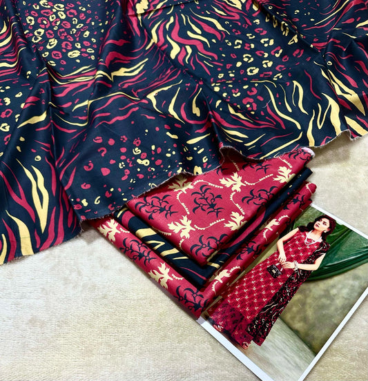 BREENA IN LUXURY" – BREENA 2025 DIGITAL PRINTED LAWN COLLECTION (CODE : 06)