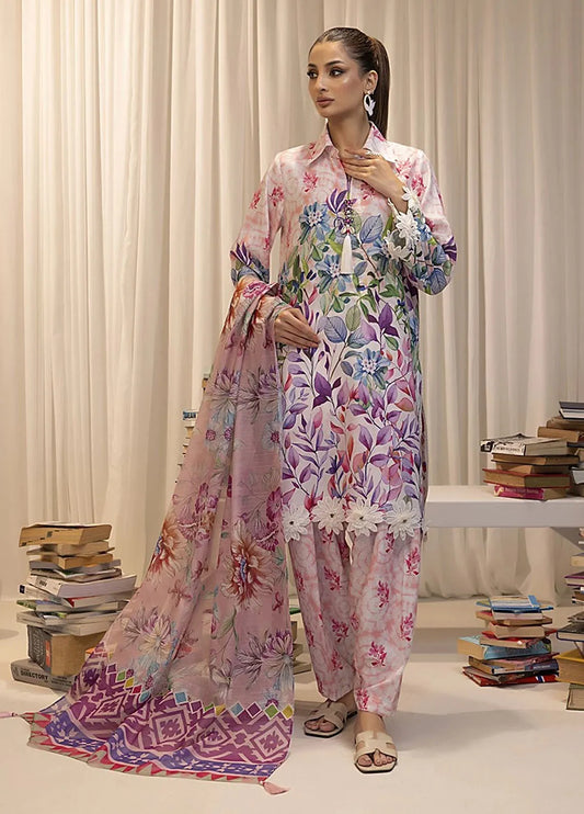 ETHNIC AIRJET LAWN DIGITAL PRINT ALLOVER VOLUME 3Pc