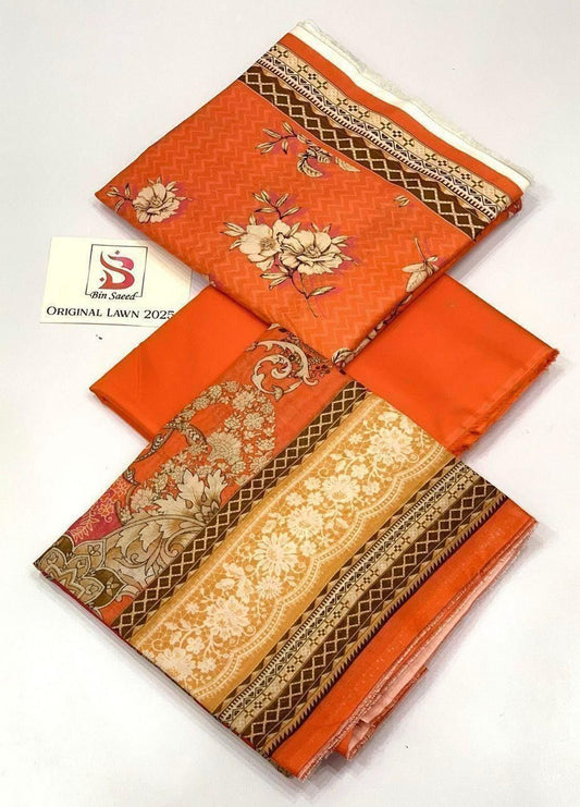 SUMMER COLLECTION – BINSAEED HIT VOL 3-PIECE PRINTED SET