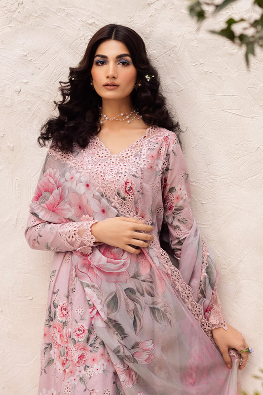 ATTIREDGE BY IZNIK EMBROIDERY LAWN  DAHLYA D9