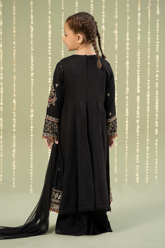 Maria.B. 3 Piece Embroidered Blue Lawn Cotton Suit