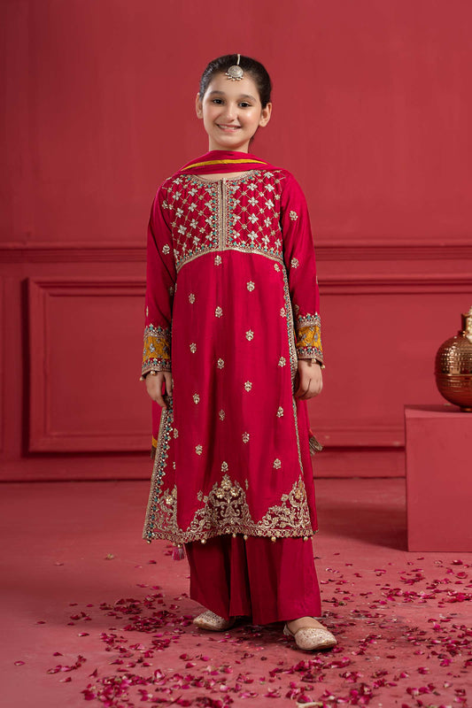 Maria.B. 3 Piece Embroidered Lawn Cotton Suit