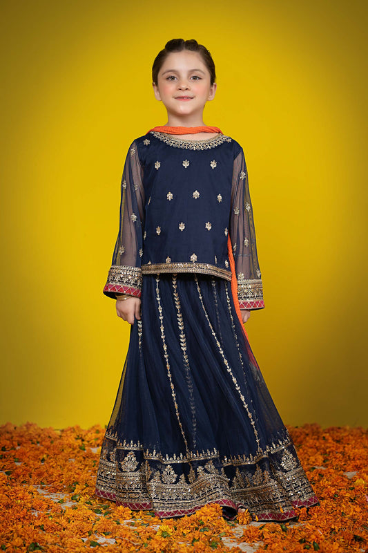 Maria.B. 3 Piece Embroidered Lawn Cotton Suit