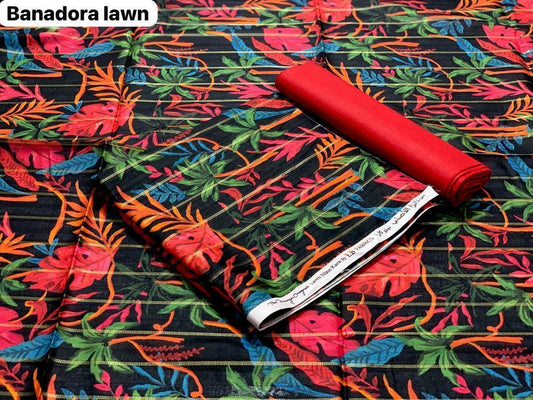 IB BONANZA ORIGINAL BANA DORIYA LAWN Vol : 01 2025
