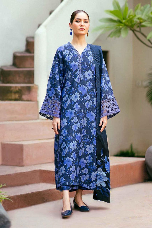 BREENA IN LUXURY" – BREENA 2025 DIGITAL PRINTED LAWN COLLECTION (CODE : 05)