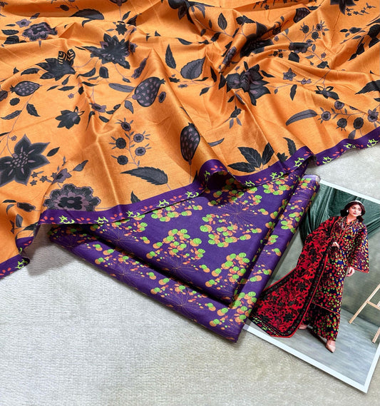 BREENA IN LUXURY" – BREENA 2025 DIGITAL PRINTED LAWN COLLECTION (CODE : 07)