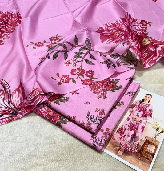 BREENA IN LUXURY" – BREENA 2025 DIGITAL PRINTED LAWN COLLECTION (CODE : 08)