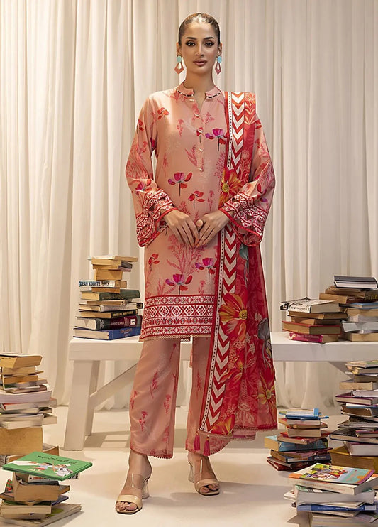 ETHNIC  AIRJET LAWN DIGITAL PRINT ALLOVER VOLUME 3Pc