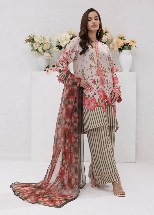 ETHNIC  AIRJET LAWN DIGITAL PRINT ALLOVER VOLUME 3Pc